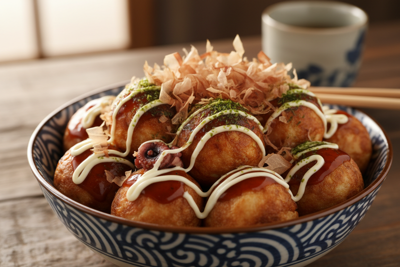 Takoyaki Octopus bowl